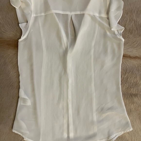 H&M sheer white blouse - Picture 3 of 3